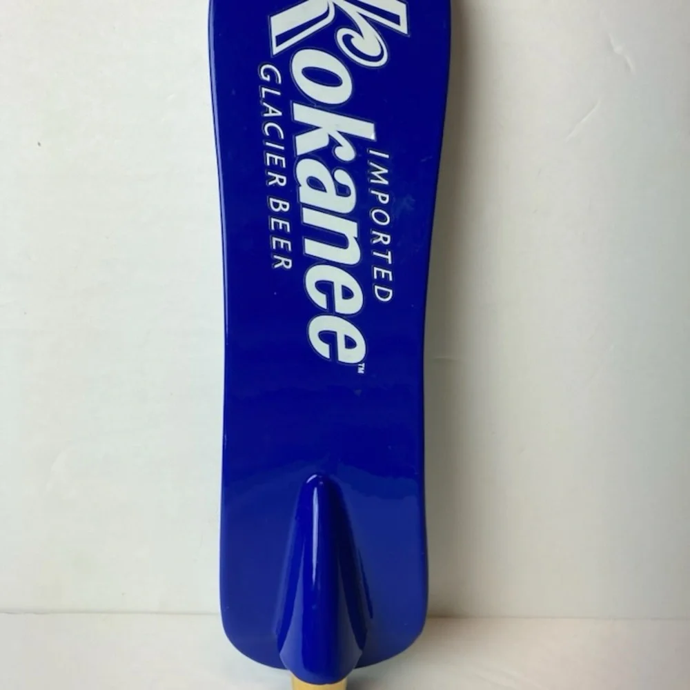Rare Kokanee Glacier Beer Tap Handle - Snowbaord Shape Vintage Bar Tap